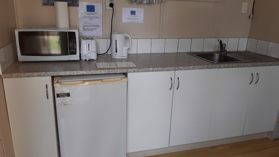 Kitchenette in Womens Dorm with Fridge