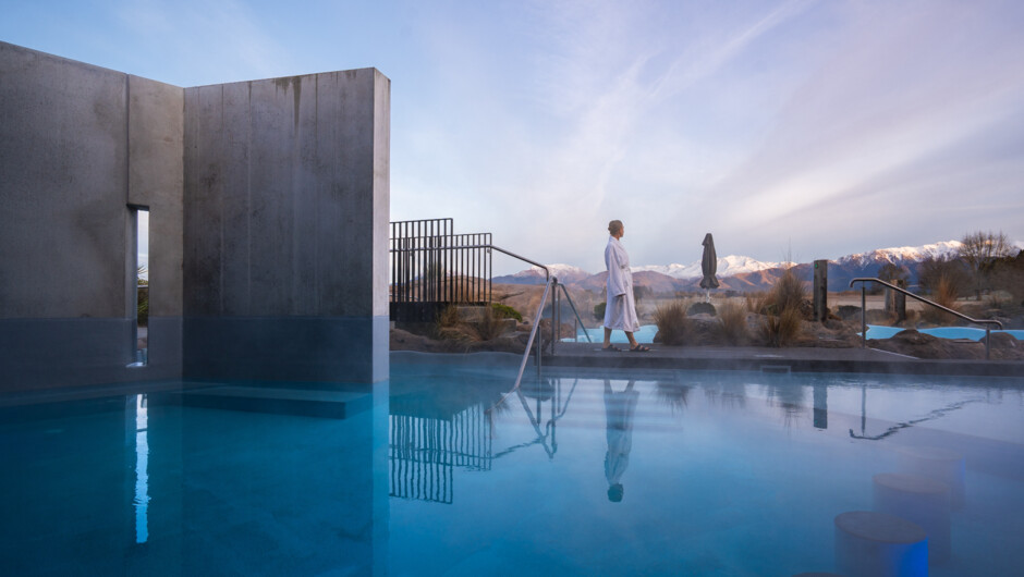 a luxurious robe is provided as part of the Tranquillity experience.