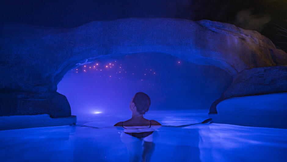 Explore the pool caves