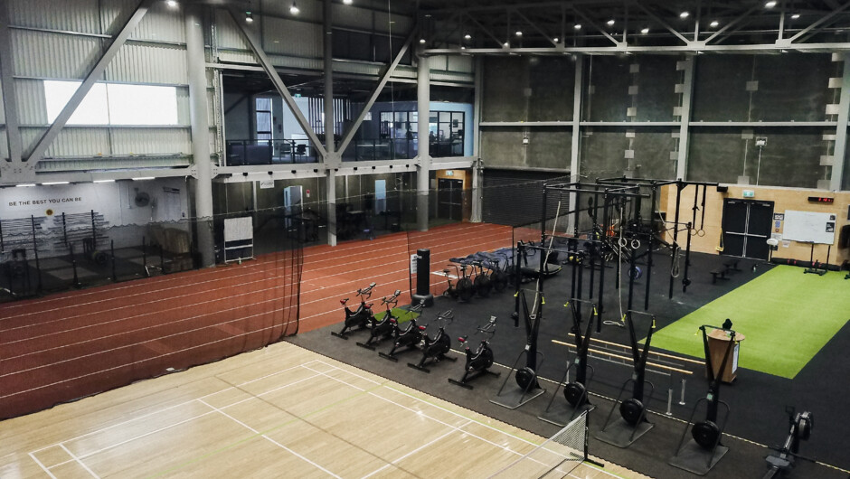 Make the most of our community gym, indoor courts and sports track*