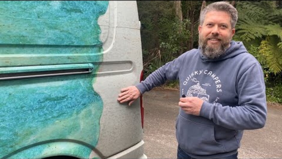 Vallery is truly a first - New Zealand's first "van gallery", she was curated for the West Coast Arts Trail. She turns heads everywhere, and is truly a campervan explore New Zealand in.