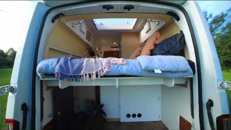 Meet Millie - a beautifully finished, generously sized van with a full house of features and a gentle insistence that the scenic route is the right route.