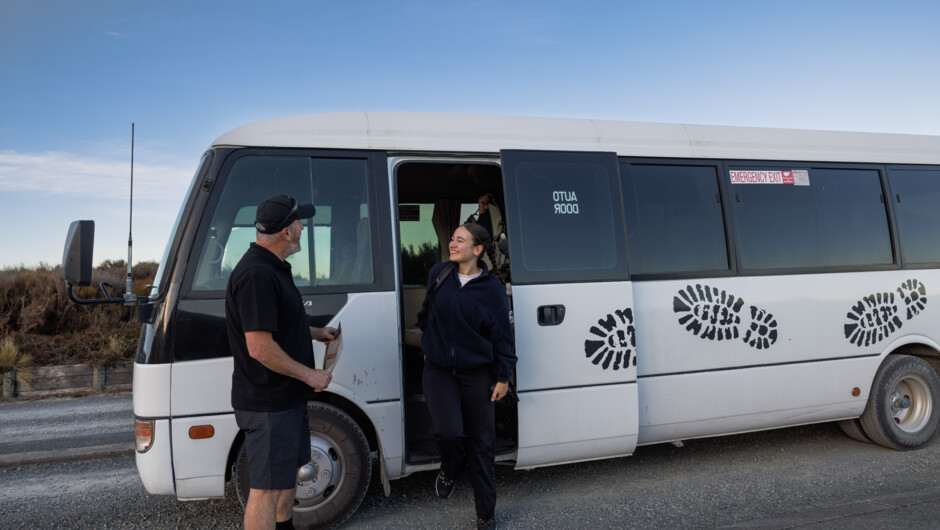 Shuttle Drop Off at Mangatepopo