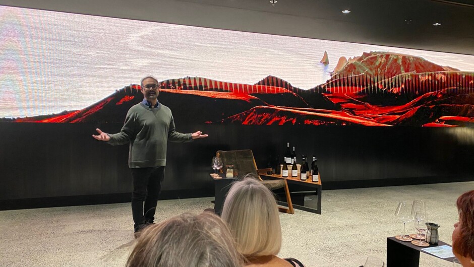 Sean at Heretaunga Wine Studio