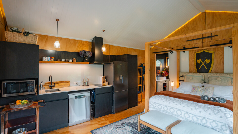 Thoughtfully designed for ease and comfort - a space that flows effortlessly from cooking to relaxing.