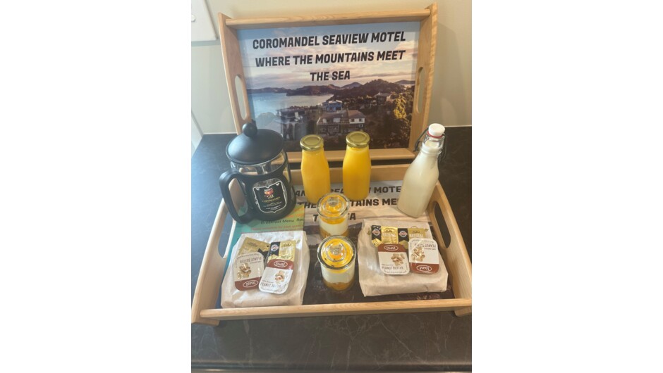 Complimentary light morning offering. Start your day with something simple &amp; fresh
Morning Made Easy