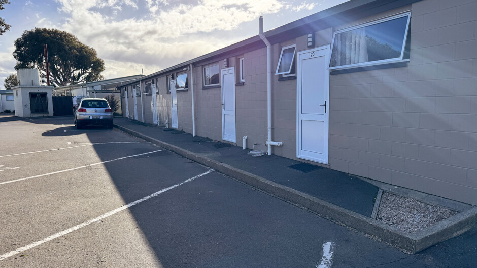 Back-Row Studios parking