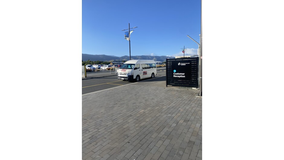 This is where you will find your pre booked ride with Tapu Bay Shuttle from the Nelson Airport to your destination of choice.