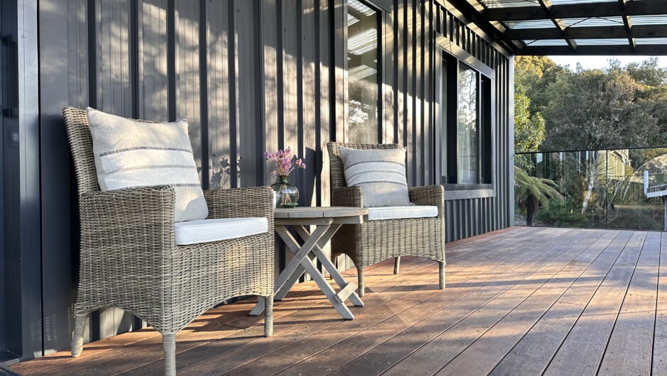 Outdoor seating area