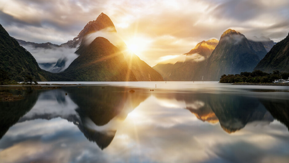 Milford Sound offers a breathtaking panorama