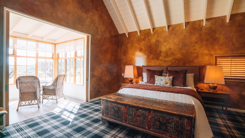 Four equally-designed master bedrooms