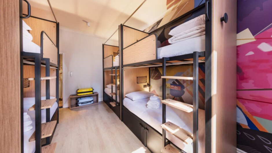 4 Bed Dorm with shared bathroom