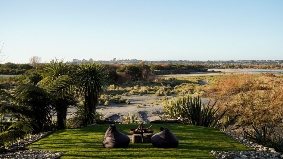 Views over the Hokitika River.