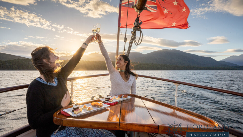 Celebrate on board "Faith"