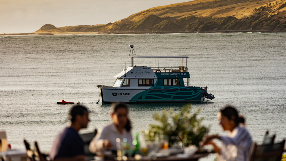 Harbourfront dining at The Sands pairs seasonal cuisine with one of Northland’s most breathtaking outlooks.