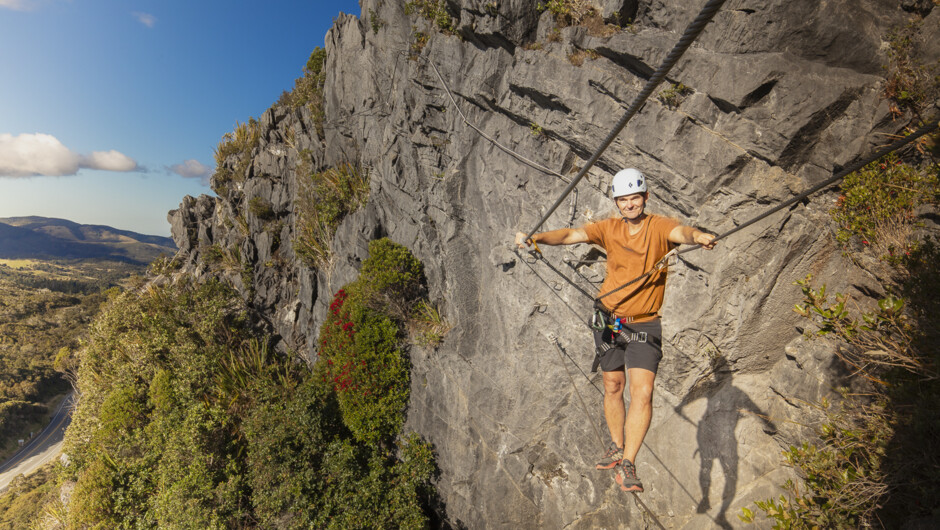 Takaka Hill via ferrata