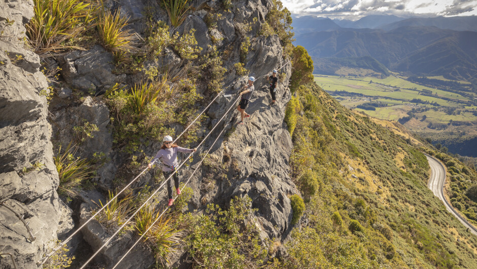 Takaka Hill via ferrata
