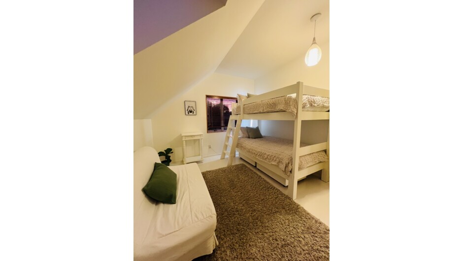 2nd Upstairs Bedroom with King Single Bunk Beds