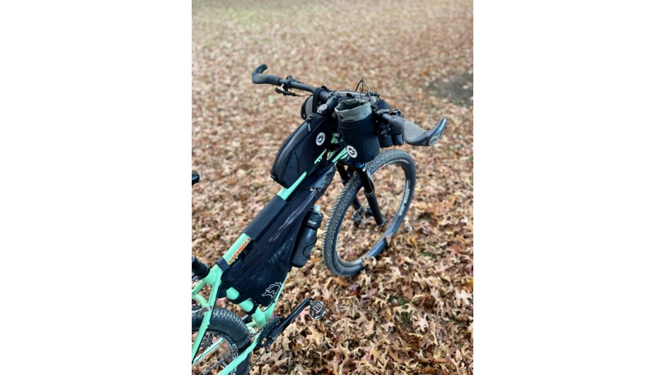 The ideal bikepacking setup for single track