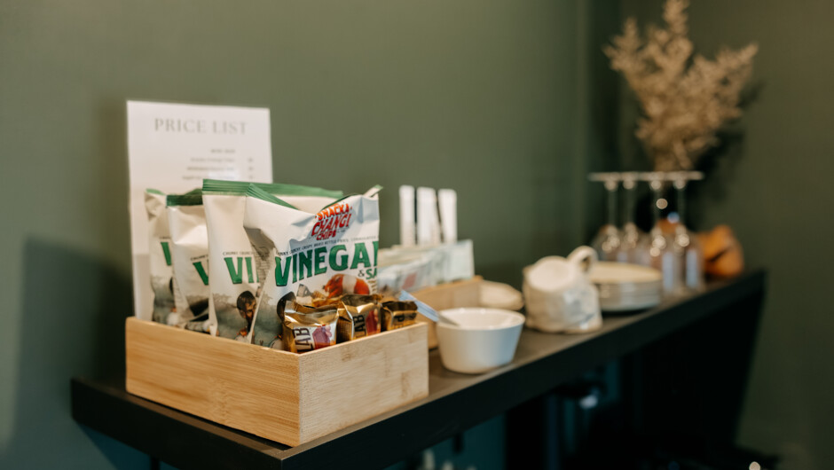 Snacks available to purchase