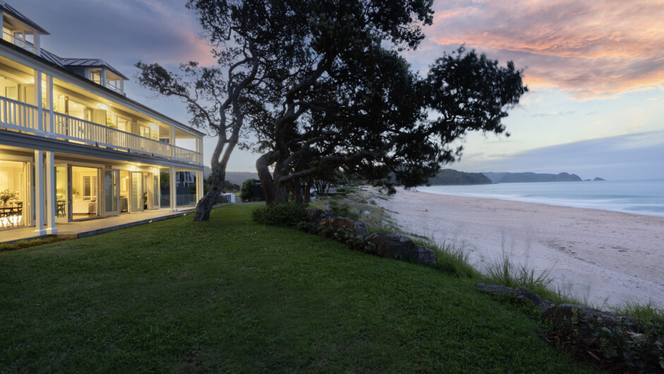 Absolute beachfront, Tairua, Coromandel.