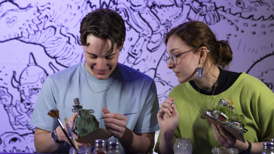 Get hands-on at a creative workshop led by our crew.
