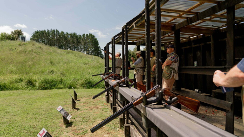 Shooting with the crew at Loaded NZ is a great day out for everyone.