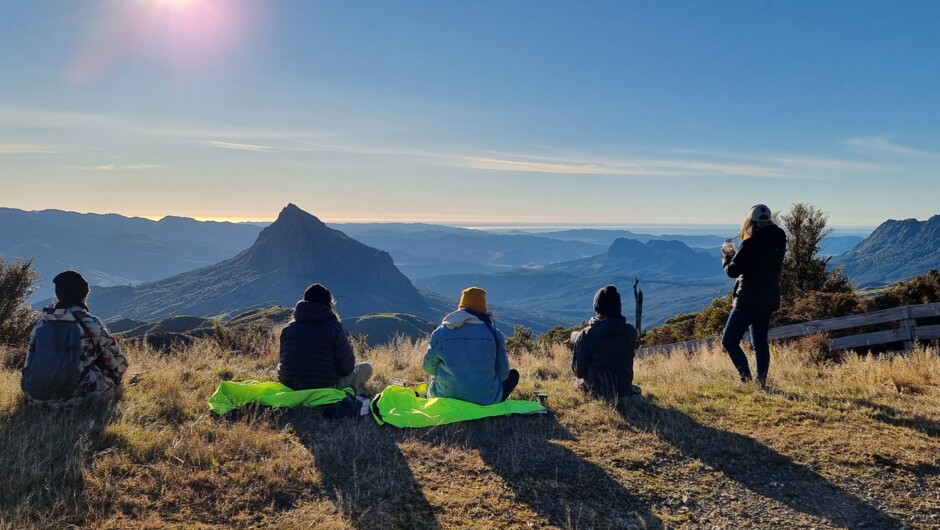 Enjoy breakfast with breathtaking views in a place few will ever experience. A peaceful sunrise adventure to add to your bucket list.