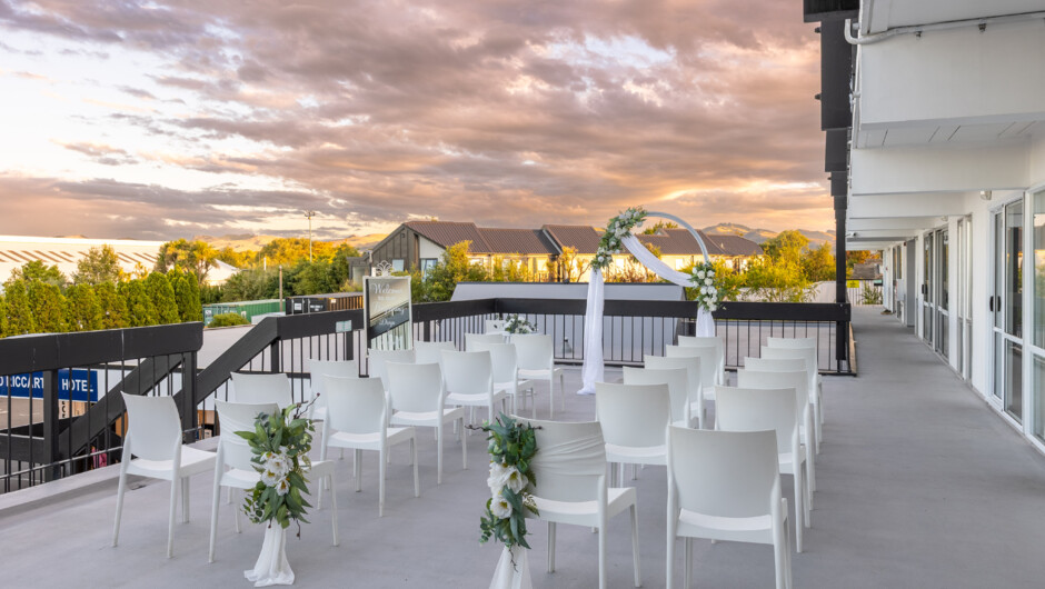 Terrace weddings