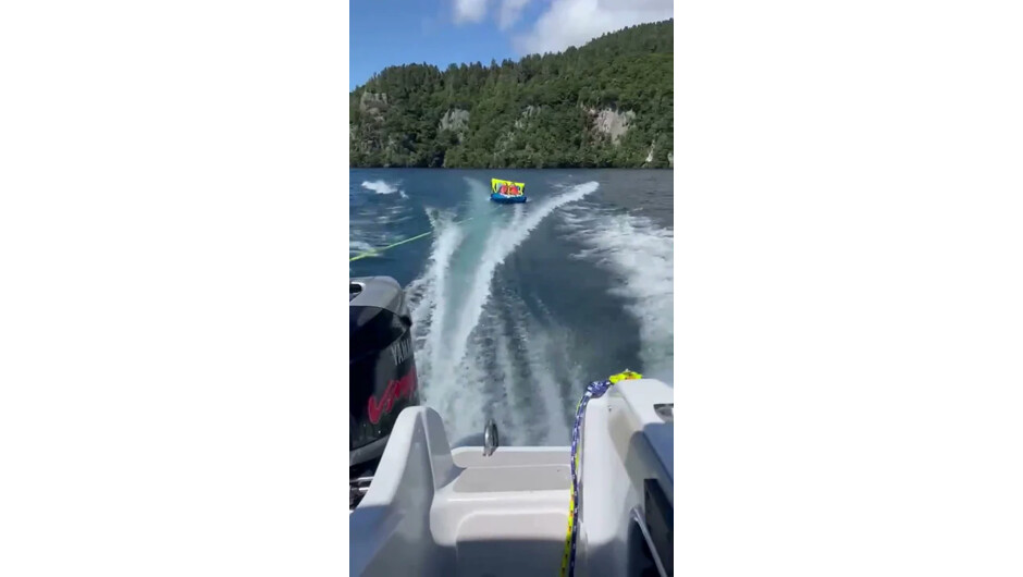 Awesome Lake Taupō Tubing. Extreme Summer Fun in New Zealand