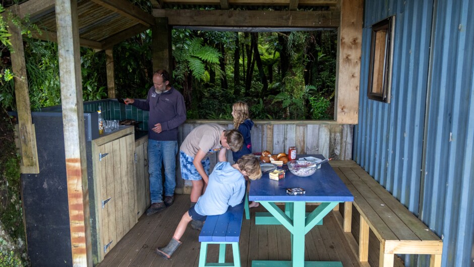The Hut provides a space to connect with friends, family, yourself or nature