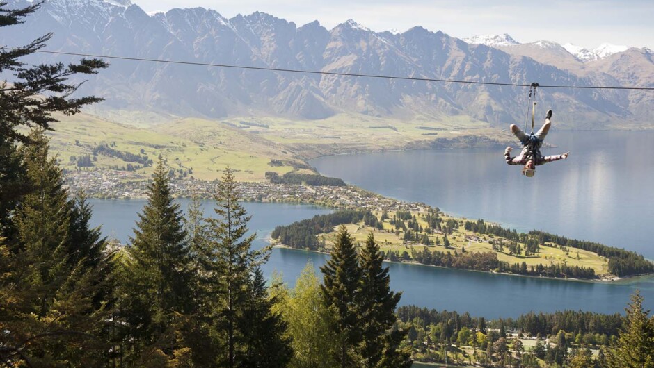 Ziptrek Ecotours Queenstown Upside down