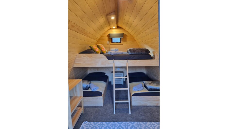 Inside of a family pod