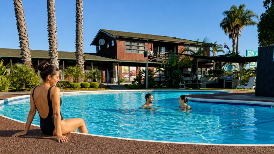 Teal Salt-Water Pool