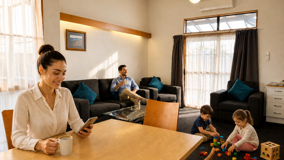 Teal Motor Lodge 2 Bedroom Apartment