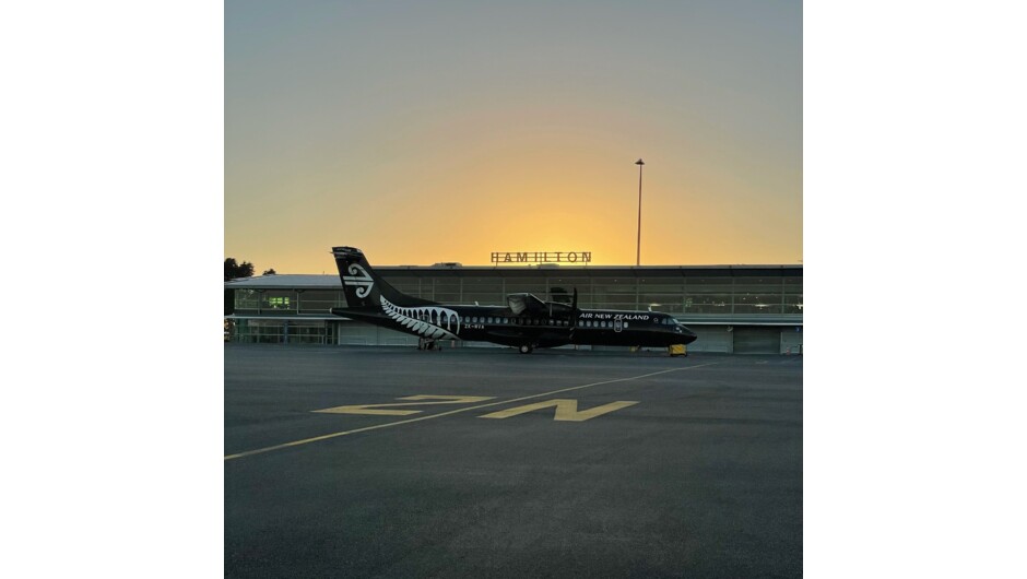 Air New Zealand ATR at Hamilton Airport