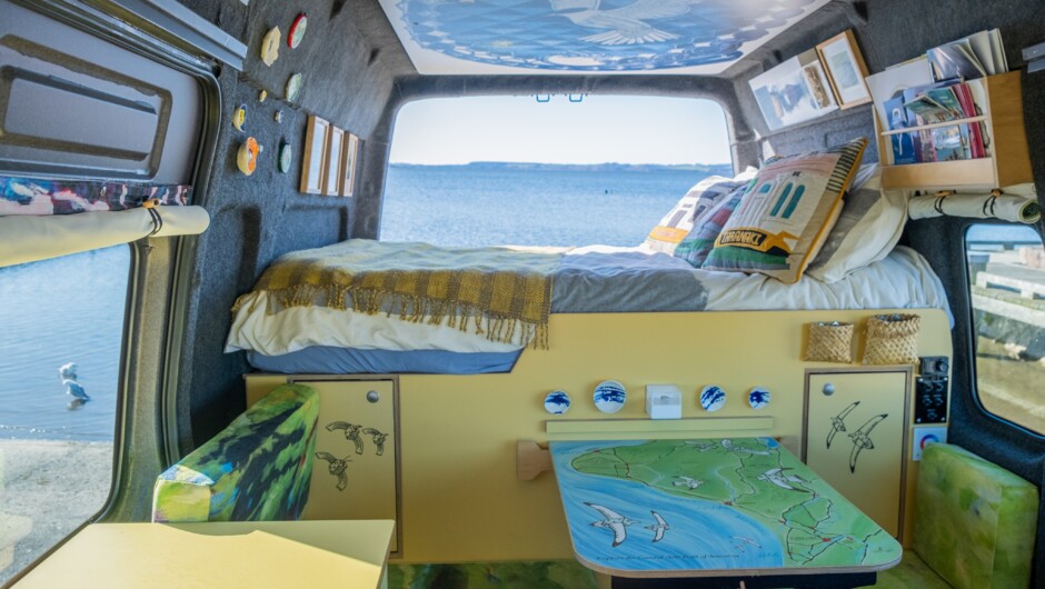 Full view of living area