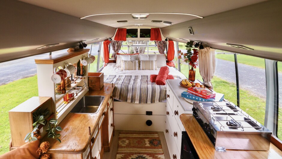Lots of cooking and living space