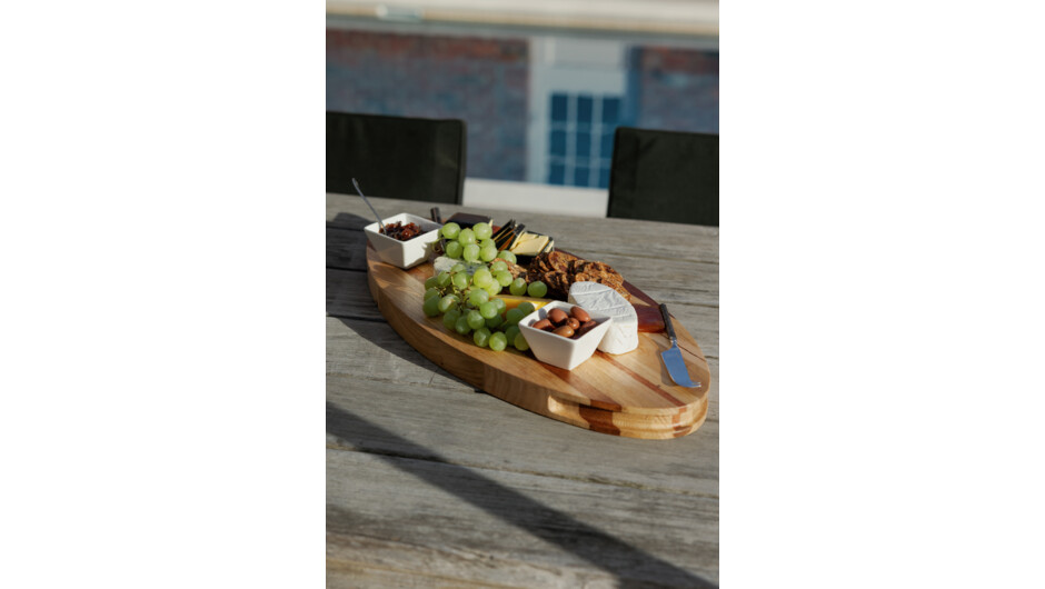 Pre dinner canapes are included in your stay