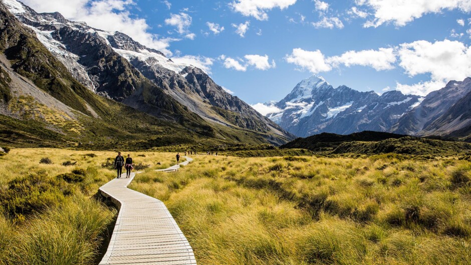 Trek to see Aoraki / Mount Cook up close