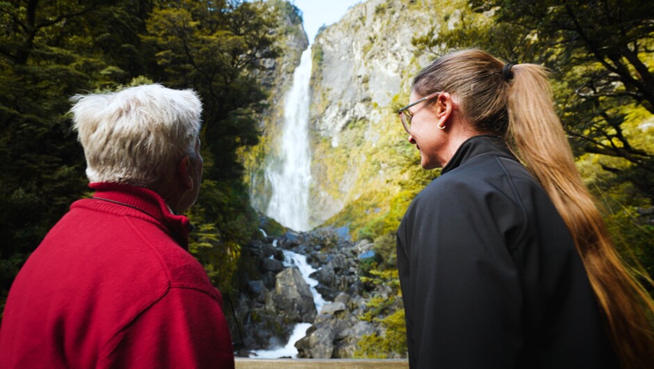 Scenic alpine highway drive from Christchurch