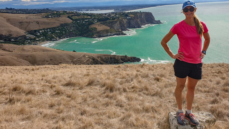 Ridgeline views over Lyttelton Harbour
