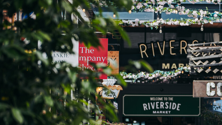 Riverside Market, the morning tea stop on the e-bike ride