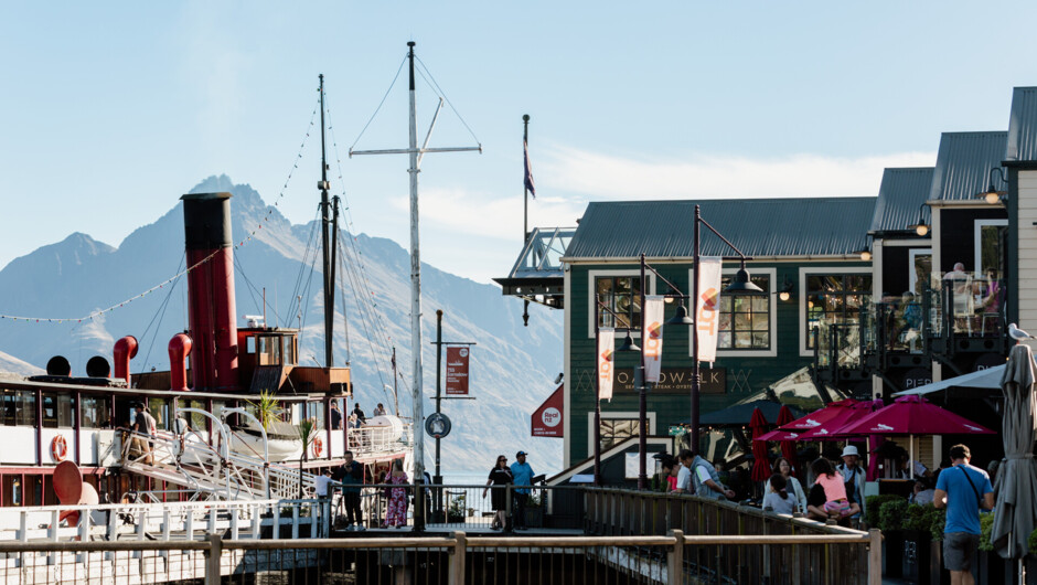 Steamer Wharf on Lake Wakatipu, Queenstown