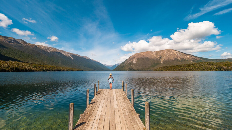 Lake Rotoiti, gateway to the West Coast