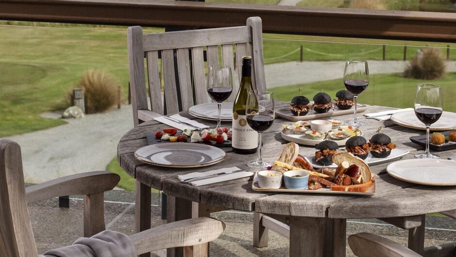 Lunch overlooking the Southern Alps on a private day tour