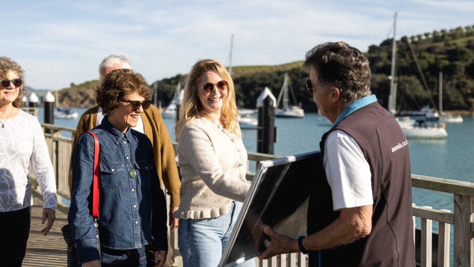 Arriving on Waiheke