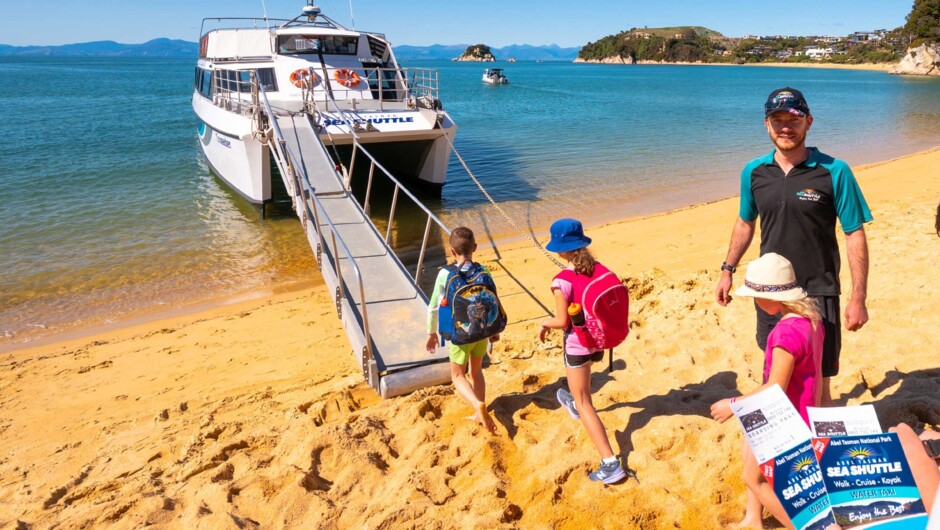 Family time at Abel Tasman.