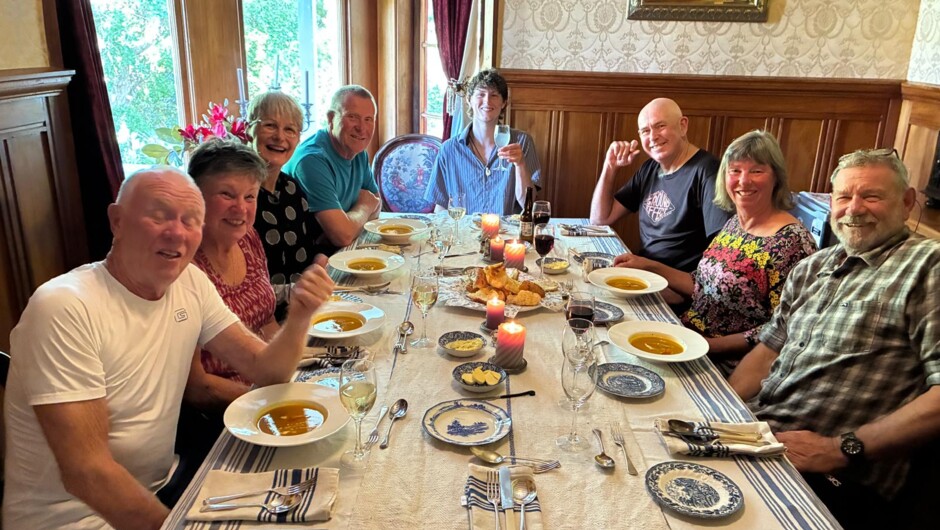 Dinner at Mangawhare Historic Homestead