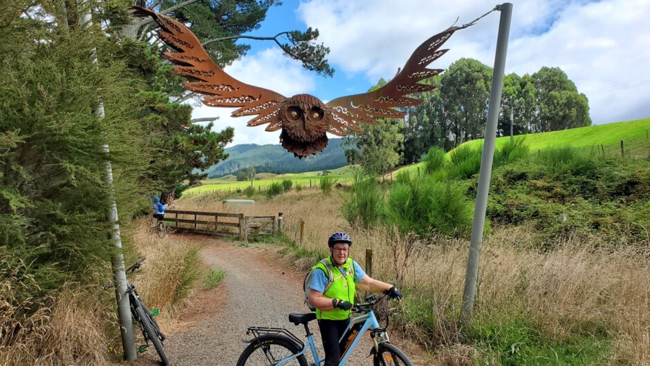 The Owl, Denham Reserve, Waikato River Trail